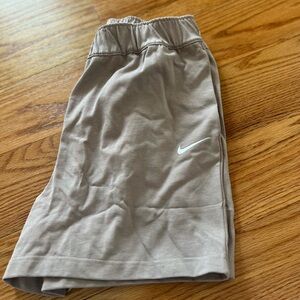 Brand new Nike shorts tan pink color
